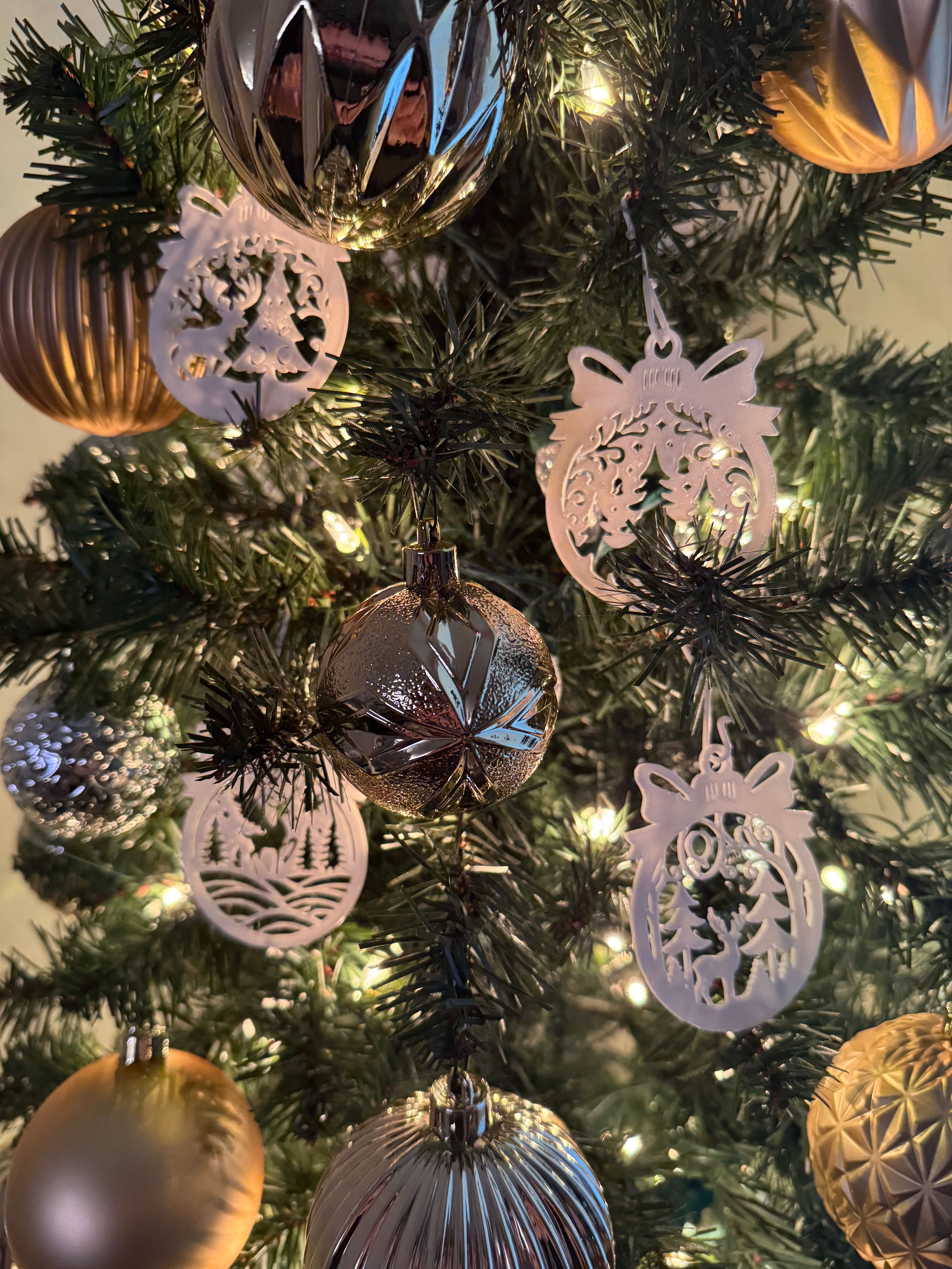 Christmas Ornaments Flat Pack 4